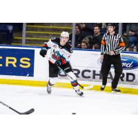 Caden Price with the Kelowna Rockets