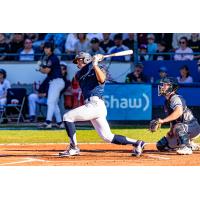 Victoria HarbourCats Dallas Macias at bat