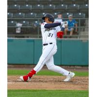 Tri-City Dust Devils' Ryan Hernandez at bat