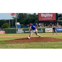 Green Bay Rockers' Brett Sanchez on the mound