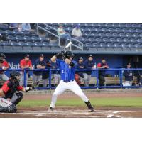 Biloxi Shuckers first baseman Wes Clarke