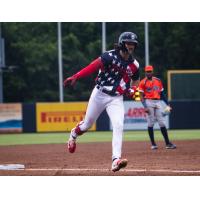 Rome Braves' Bryson Horne in action