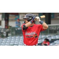 Mississippi Braves' Luke Waddell at bat