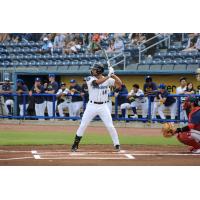 Biloxi Shuckers' Noah Campbel at bat