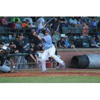 Evansville Otters at bat