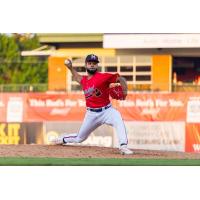 Mississippi Braves' Luis De Avila on the mound