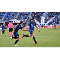 San Jose Earthquakes on the field