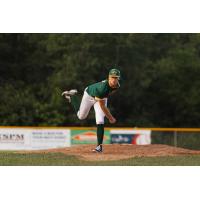 Sanford Mainers' Seamus Barrett on the mound