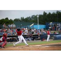 Rome Braves' Geraldo Quintero at bat