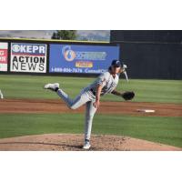 Tri-City Dust Devils pitcher Caden Dana