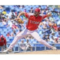 Ottawa Titans pitcher Chris Burica