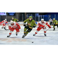 Defenseman Avery Winslow with the North Bay Battalion