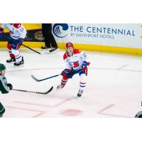 Luka Shcherbyna with the Spokane Chiefs