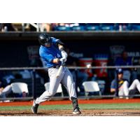 Biloxi Shuckers' Wes Clarke at bat