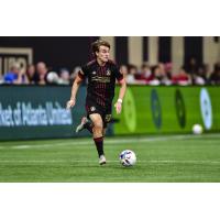 Defender Aiden McFadden with Atlanta United