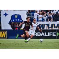 Defender Aiden McFadden with Atlanta United