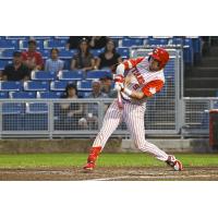 Ottawa Titans' Jake Sanford at bat