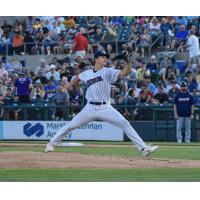 Somerset Patriots' Drew Thorpe on the mound