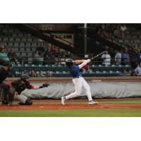 Evansville Otters with a big swing