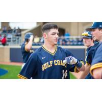 outfielder Brandon Parker at Mississippi Gulf Coast Community College