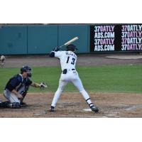 Tri-City Dust Devils' Werner Blakely at bat