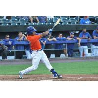 Syracuse Mets' Brandon McIlwain at bat