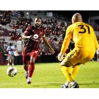 Phoenix Rising FC's Darnell King versus Sacramento Republic's Danny Vitiello