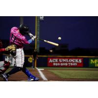 Pensacola Blue Wahoos' Will Banfield at bat