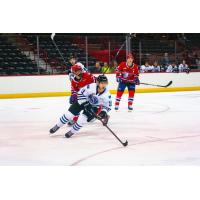 Wenatchee Wild's Gabe Ludwig in action