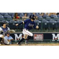 Mississippi Braves' Cody Milligan in action