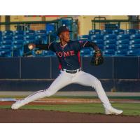 Rome Braves' Jhancarlos Lara on the mound