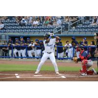 Biloxi Shuckers infielder Zavier Warren