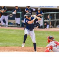 Somerset Patriots' Trey Sweeney at bat