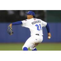 Biloxi Shuckers' Carlos Rodriguez in action