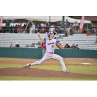 San Antonio Flying Chanclas' Adam Mazur on the mound