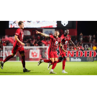 Phoenix Rising FC celebrates a goal