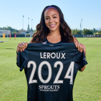 Angel City FC forward Sydney Leroux