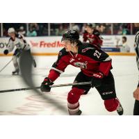 Vancouver Giants' Tyler Thorpe on the ice