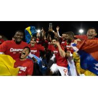 Phoenix Rising FC celebrates win