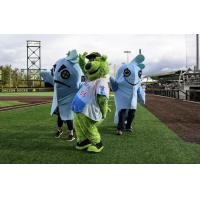 Eugene Emeralds Exploding Whales mascots