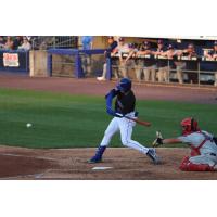 Syracuse Mets' Brett Baty at bat