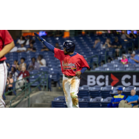 Mississippi Braves' Geraldo Quintero on game night