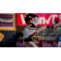 Mississippi Braves' Drew Parrish in action