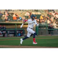 Tri-City Dust Devils' Werner Blakely in action