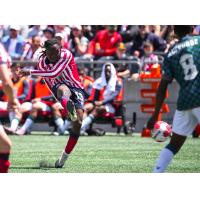 Atlético Ottawa forward Ballou Tabla