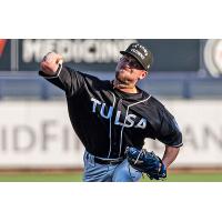 Tulsa Drillers' Jacob Meador in action