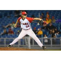 Ottawa Titans' Matt Dallas on the mound