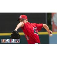 Hickory Crawdads pitcher Ryan Lobus