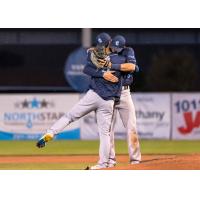 Lake Country DockHounds celebrate a win