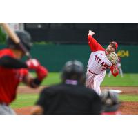 Ottawa Titans pitcher Shane Gray delivers